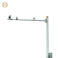 Galvanized Street Pole With  CCTV Steel Pole